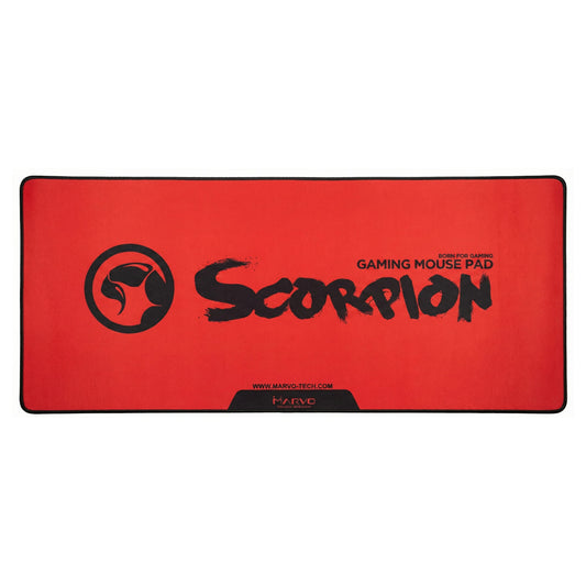 Marvo Scorpion G19RD XL Gaming Mauspad Rot Schwarz 900 x 400 x 4 mm