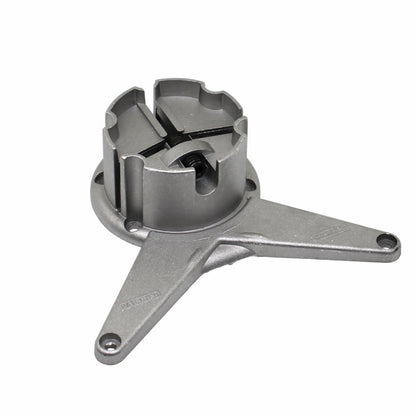 Camar Isola 90 Tischbein höhenverstellbar Ø 90 mm Metall Silber matt 880 - 1080 mm