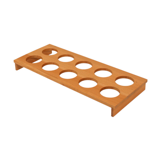 Gewürzdosenhalter Gewürz organizer für Schubladen Holz Ø 60 mm 448x188x45 mm