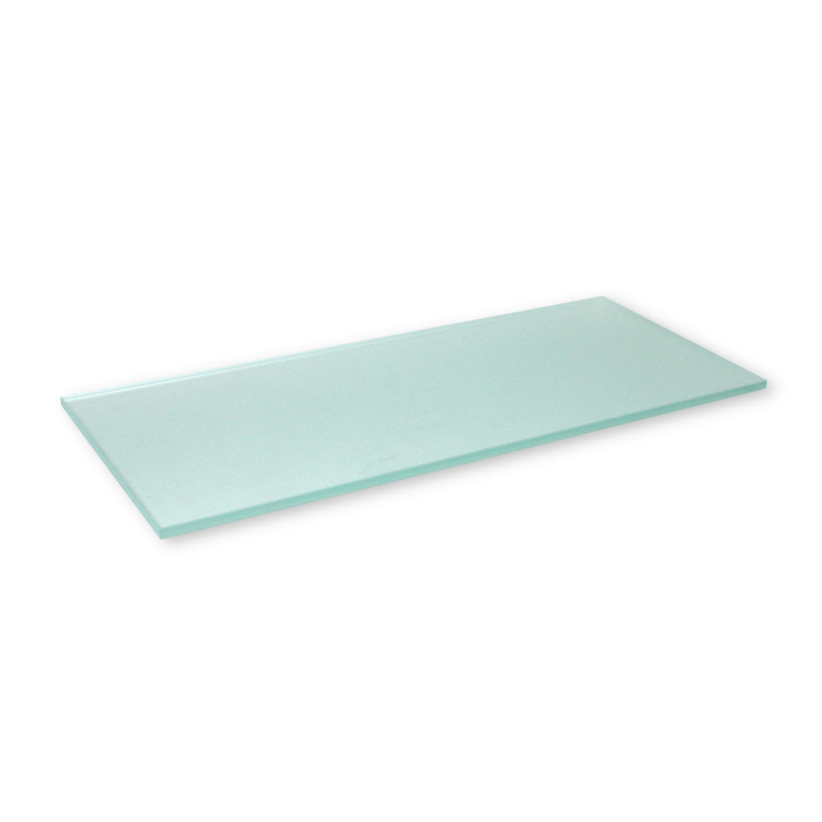EBB Glastablarboden 480 x 200 mm Glasplatte Bodenplatte satiniert 8 mm Dicke