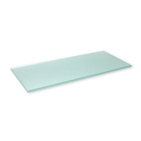 EBB Glastablarboden 480 x 200 mm Glasplatte Bodenplatte satiniert 8 mm Dicke