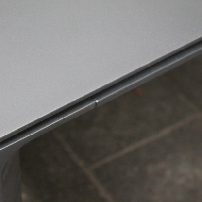 Gloster CARVER Tisch 100 x 170 x 73 cm Aluminium 6 Sitzplätze grau Meteor
