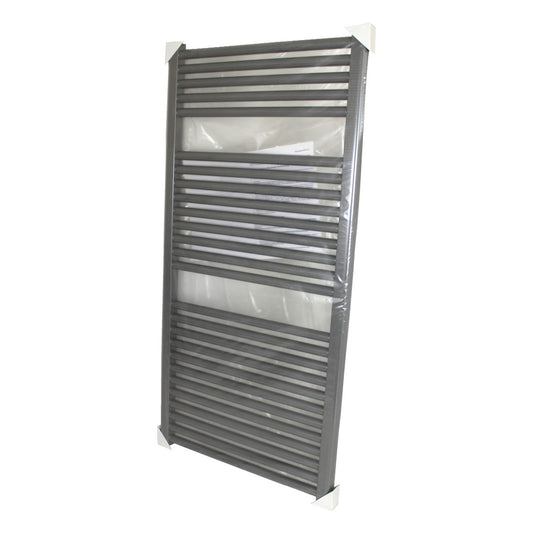 HSK 800122 Line Badheizkörper Wandheizung Seitenanschluss 60 x 121,5 cm silber