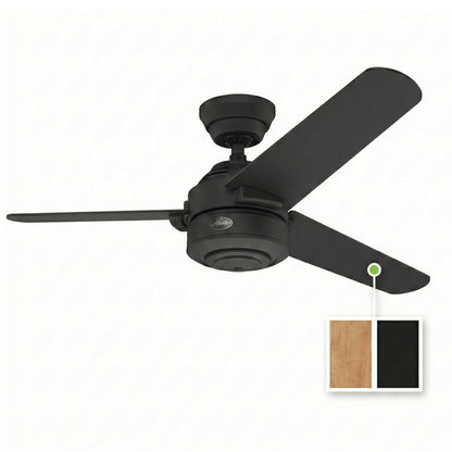 Hunter 24241 Carera Deckenventilator 132 cm Graphit Kastanie ohne Licht