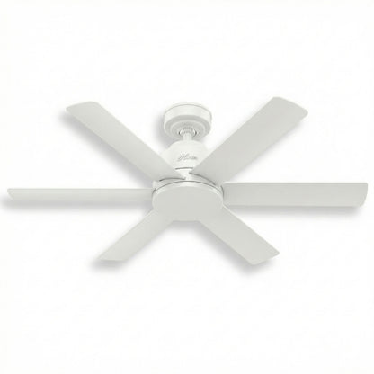 Hunter 50935 Kennicott Deckenventilator Fan Weiß mit Wandschalter 112 cm