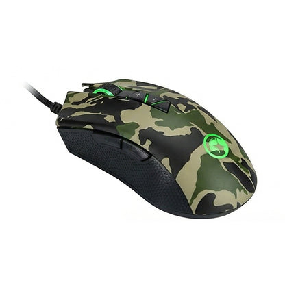 Marvo Scorpion KM435DE Camouflage mechanische Tastatur Kailh Red + Maus RGB USB