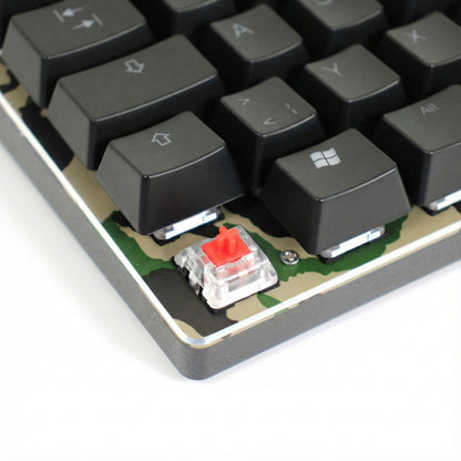 Marvo Scorpion KM435DE Camouflage mechanische Tastatur Kailh Red + Maus RGB USB