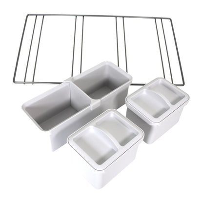 Kesseböhmer YouboXx Träger-Set Organisationssystem in Weiß/Silber
