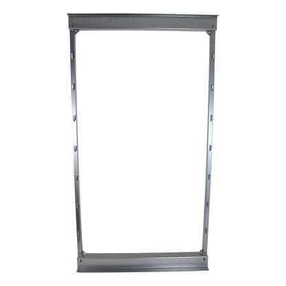 Kesseböhmer Ausziehrahmen f. lichte Höhe 870 mm in Silber Klarlack