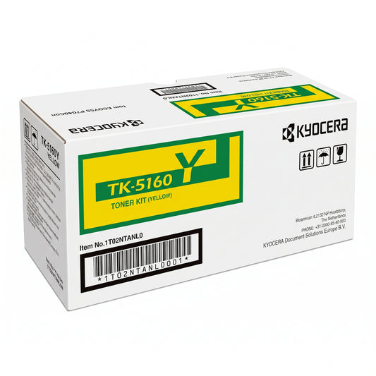 Kyocera TK-5160 Toner Kit Yellow Reichweite bis zu 12.000 Seiten nach ISO/IEC