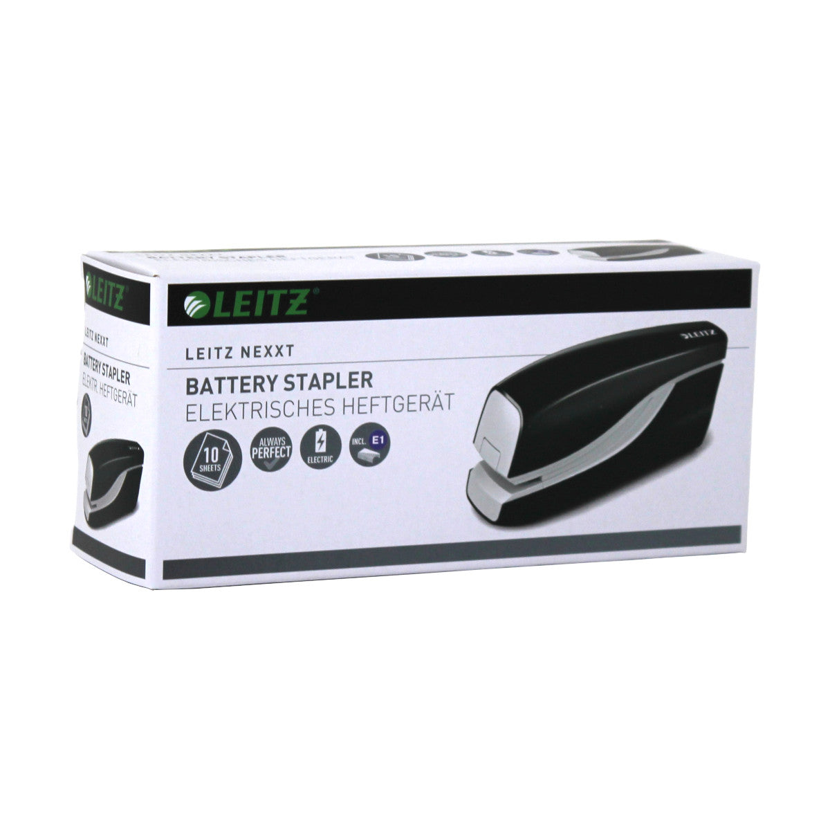 Leitz 5566-00-95 NEXXT Elektrohefter Elektrisches Heftgerät Schwarz