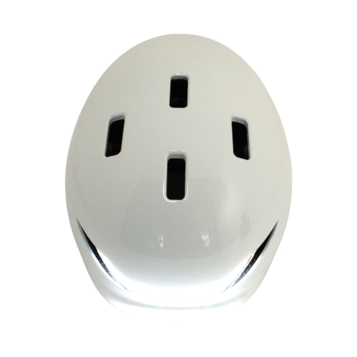 Lumos LHESTWH25-AO Street-Helm mit LED-Beleuchtung in Jet White M-L 56-61 cm