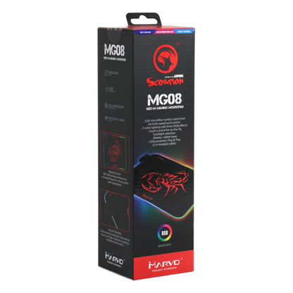 Marvo MG08 Scorpion Gaming RGB Mauspad 350 x 250 x 3 mm USB 35 x 25 cm