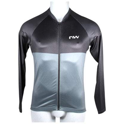 Northwave Blade Jersey LS Dark Grey/Black Herren Fahrrad Trikot Langarm Gr. L