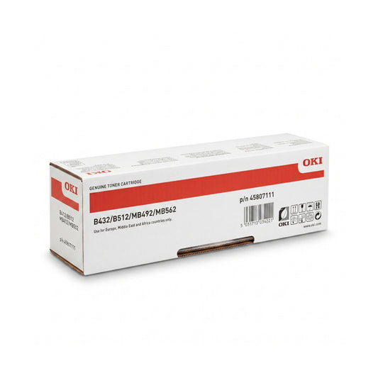 OKI 45807111 Toner Schwarz B432/B512/MB492/MB562bis zu 12.000 Seitenleistung