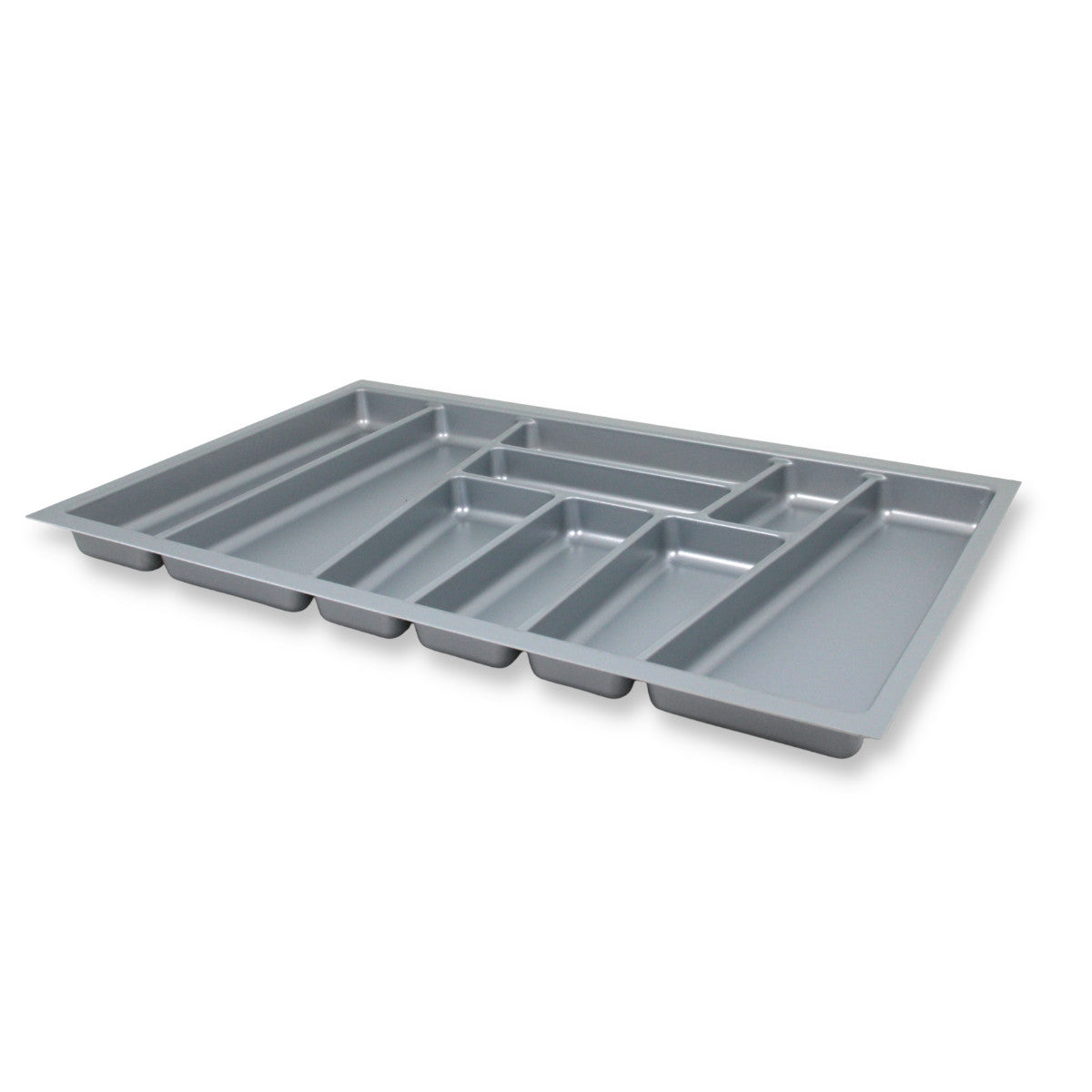 ORGA-BOX II Besteckeinsatz für Blum 80 cm 474 x 718 mm Schublade Silbergrau