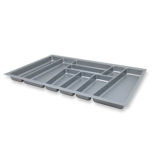 ORGA-BOX II Besteckeinsatz für Blum 80 cm 474 x 718 mm Schublade Silbergrau