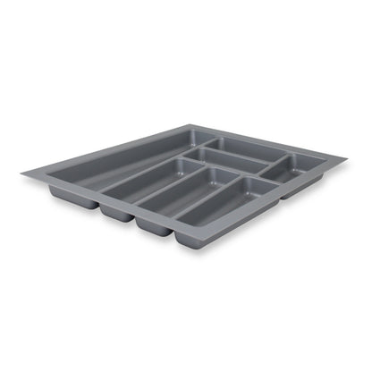 ORGA-BOX II Besteckeinsatz für Nobilia 45 cm Schublade Zuschneidbar Silbergrau