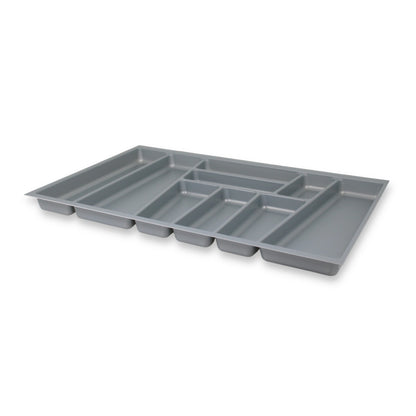 ORGA-BOX II Besteckeinsatz für Nobilia 80 cm 705 x 462 mm Schublade Silbergrau
