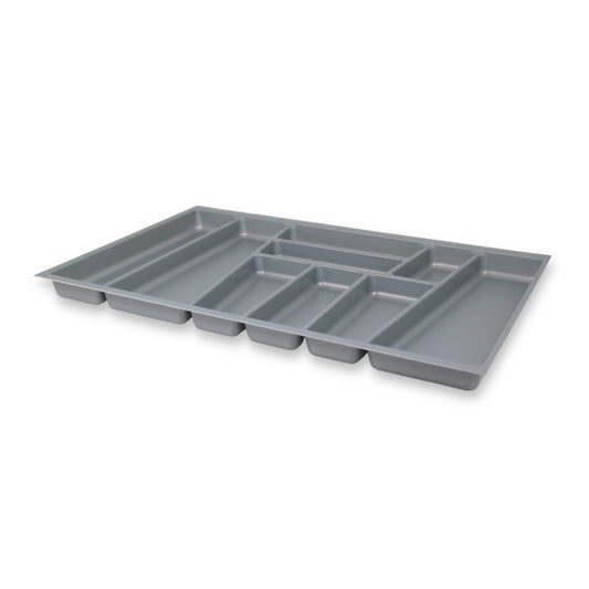 ORGA-BOX II Besteckeinsatz für Nobilia 80 cm 705 x 462 mm Schublade Silbergrau