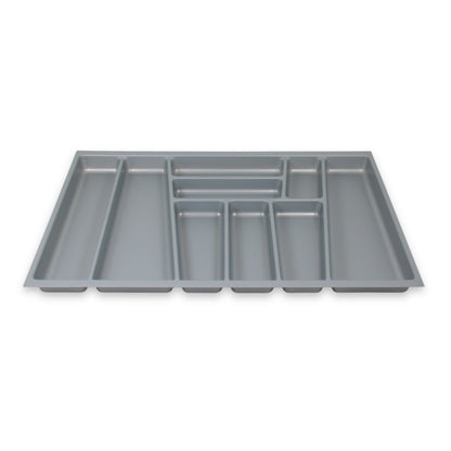 ORGA-BOX II Besteckeinsatz für Nobilia 80 cm 705 x 462 mm Schublade Silbergrau