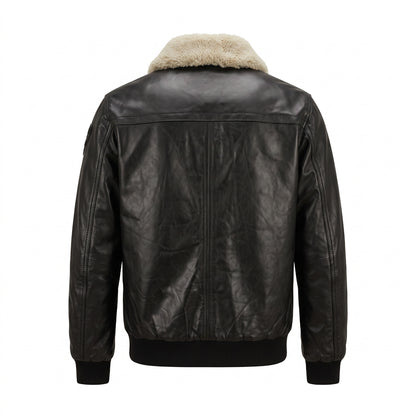PME Legend Hudson Lederjacke Black Bomber Leather Jacket Größe M Special Note