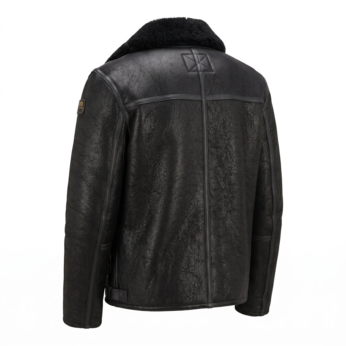 PME Legend Nightflight Lederjacke Black Leather Jacket Innenfutter 100% Wolle