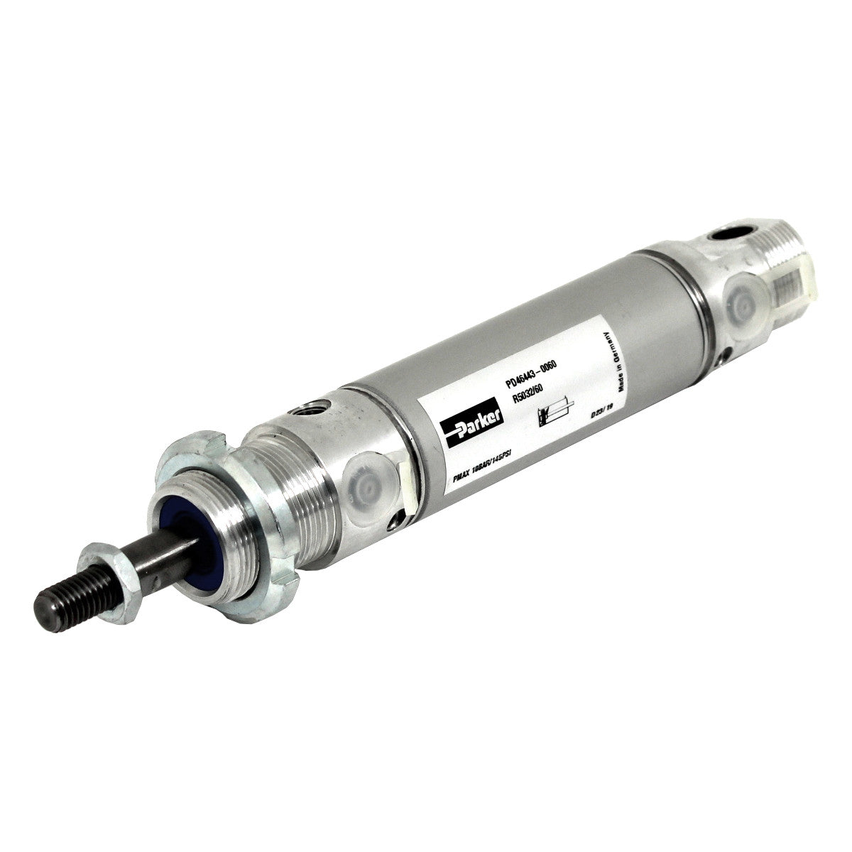 Parker PD46443-0060 Pneumatik Zylinder doppelt wirkend Ø 32 mm Hub: 60 mm