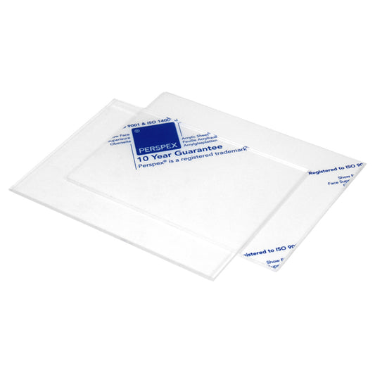 Perspex 3 mm Acrylglas 210 x 150 mm Platte Acrylglasplatte transparent