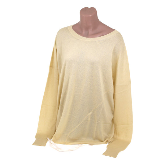 Petar Petrov 21SK4 Damen Pullover Jumper Vanille Kaschmir Seide