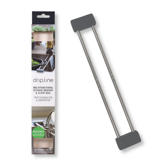 Sanni Shoo drip.line Spültuchhalter Abtropfhilfe ausziehbar Organizer Küche