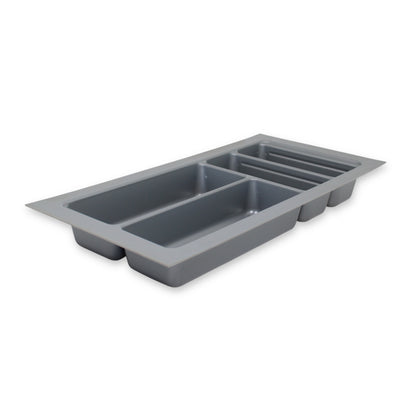 Sedia Scoop II Besteckeinsatz für 30 cm Schublade Kunststoff Zuschneidbar Grau