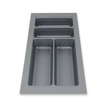 Sedia Scoop II Besteckeinsatz für 30 cm Schublade Kunststoff Zuschneidbar Grau