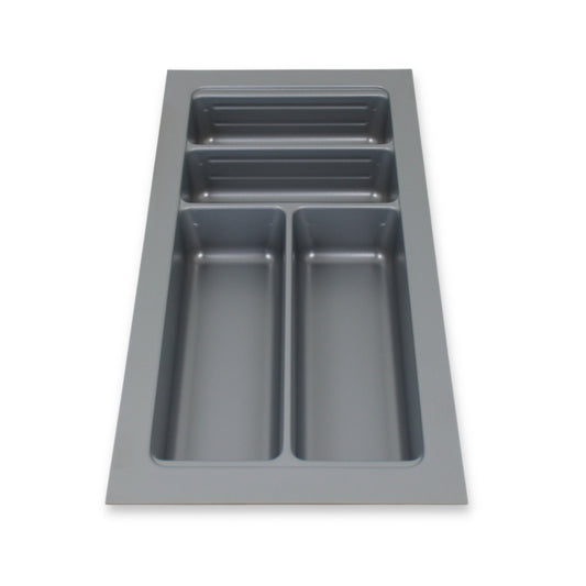 Sedia Scoop II Besteckeinsatz für 30 cm Schublade Kunststoff Zuschneidbar Grau