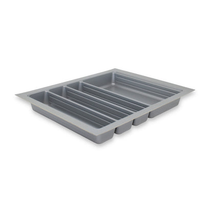 Sedia Scoop II Besteckeinsatz für 45 cm Schublade Kunststoff Zuschneidbar Grau