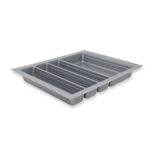 Sedia Scoop II Besteckeinsatz für 45 cm Schublade Kunststoff Zuschneidbar Grau