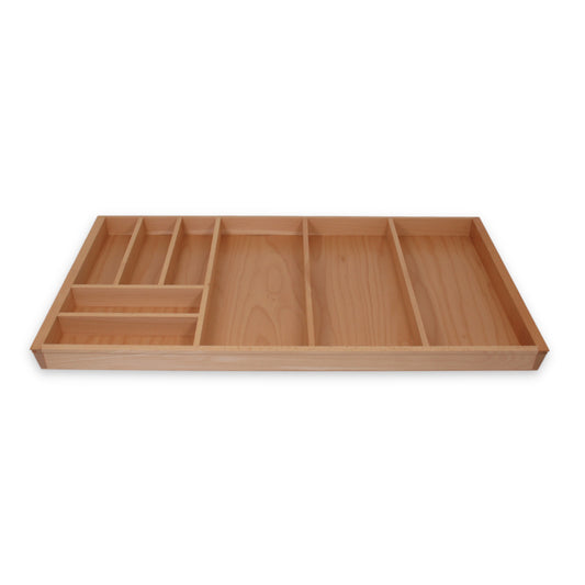 Sedia Linda Holz Besteckeinsatz für 100 cm Schublade Buche Besteckkasten