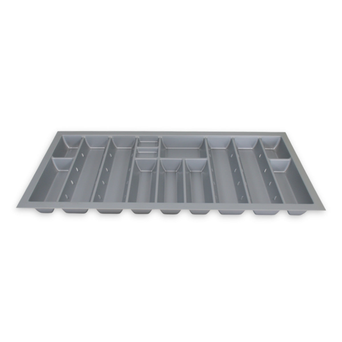 Sedia Linea Besteckeinsatz für 100 cm Schublade Zuschneidbar Kunststoff Grau