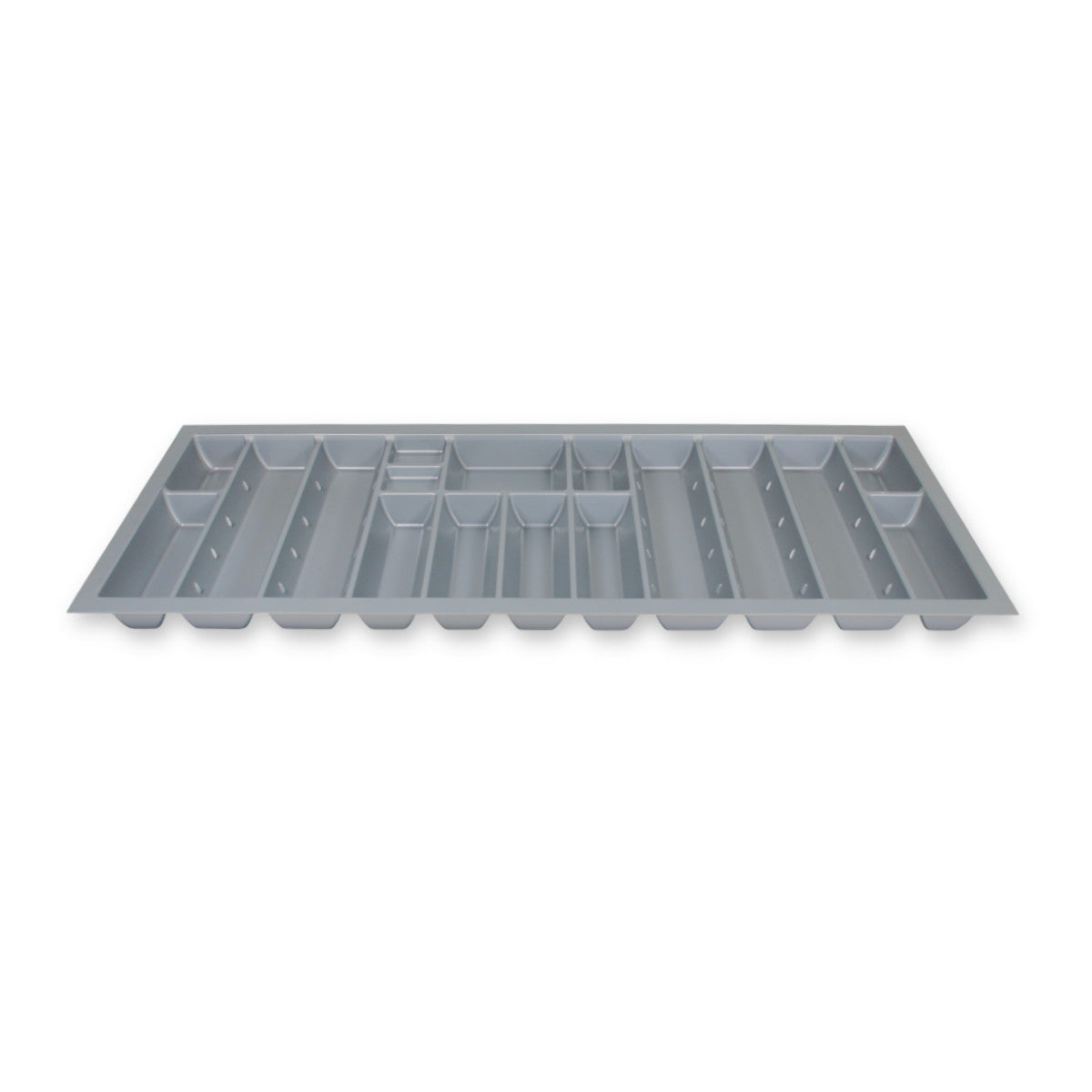 Sedia Linea Besteckeinsatz für 120 cm Schublade Zuschneidbar Kunststoff Grau