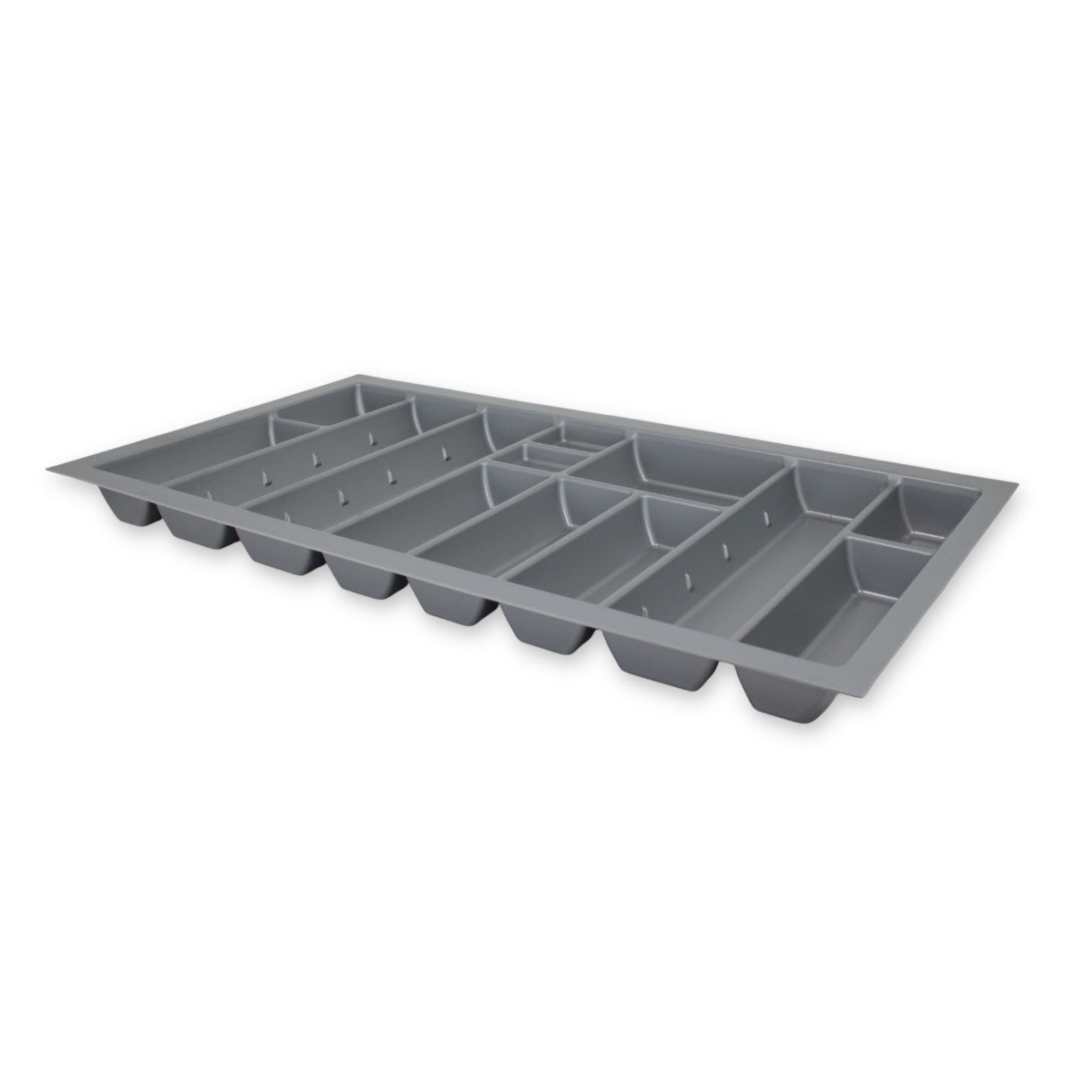 Sedia Linea Besteckeinsatz für 90 cm Schublade Zuschneidbar Kunststoff Grau