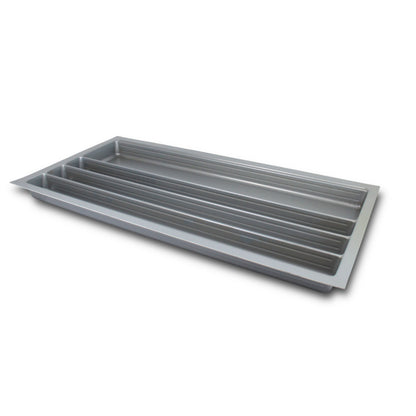 Sedia Scoop II Besteckeinsatz für 100 cm Schublade Kunststoff Zuschneidbar Grau