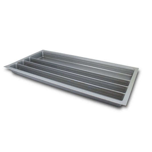 Sedia Scoop II Besteckeinsatz für 100 cm Schublade Kunststoff Zuschneidbar Grau