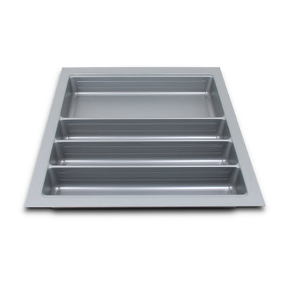 Sedia Scoop II Besteckeinsatz für 50 cm Schublade Kunststoff Zuschneidbar Grau