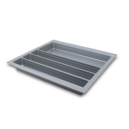 Sedia Scoop II Besteckeinsatz für 60 cm Schublade Kunststoff Zuschneidbar Grau