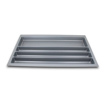 Sedia Scoop II Besteckeinsatz für 90 cm Schublade Kunststoff Zuschneidbar Grau