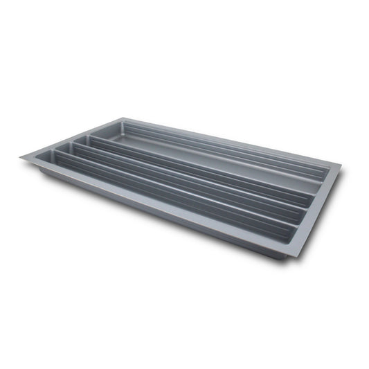 Sedia Scoop II Besteckeinsatz für 90 cm Schublade Kunststoff Zuschneidbar Grau
