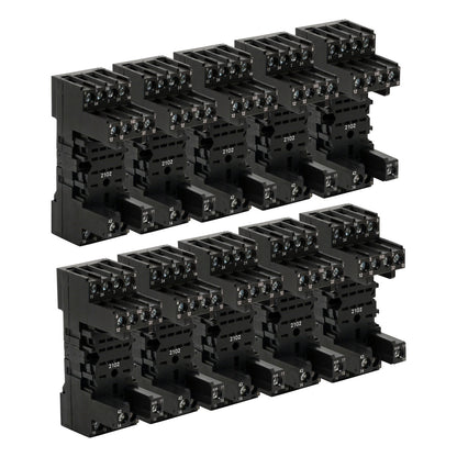 10 x Siemens LZS:PT78740 Stecksockel für PT-Relais 4 Wechsler Schraubanschluss
