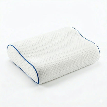 Sofi PA1226 Reisekissen Welle Thermo in Weiß Ergonomisches HWS Nackenstützkissen