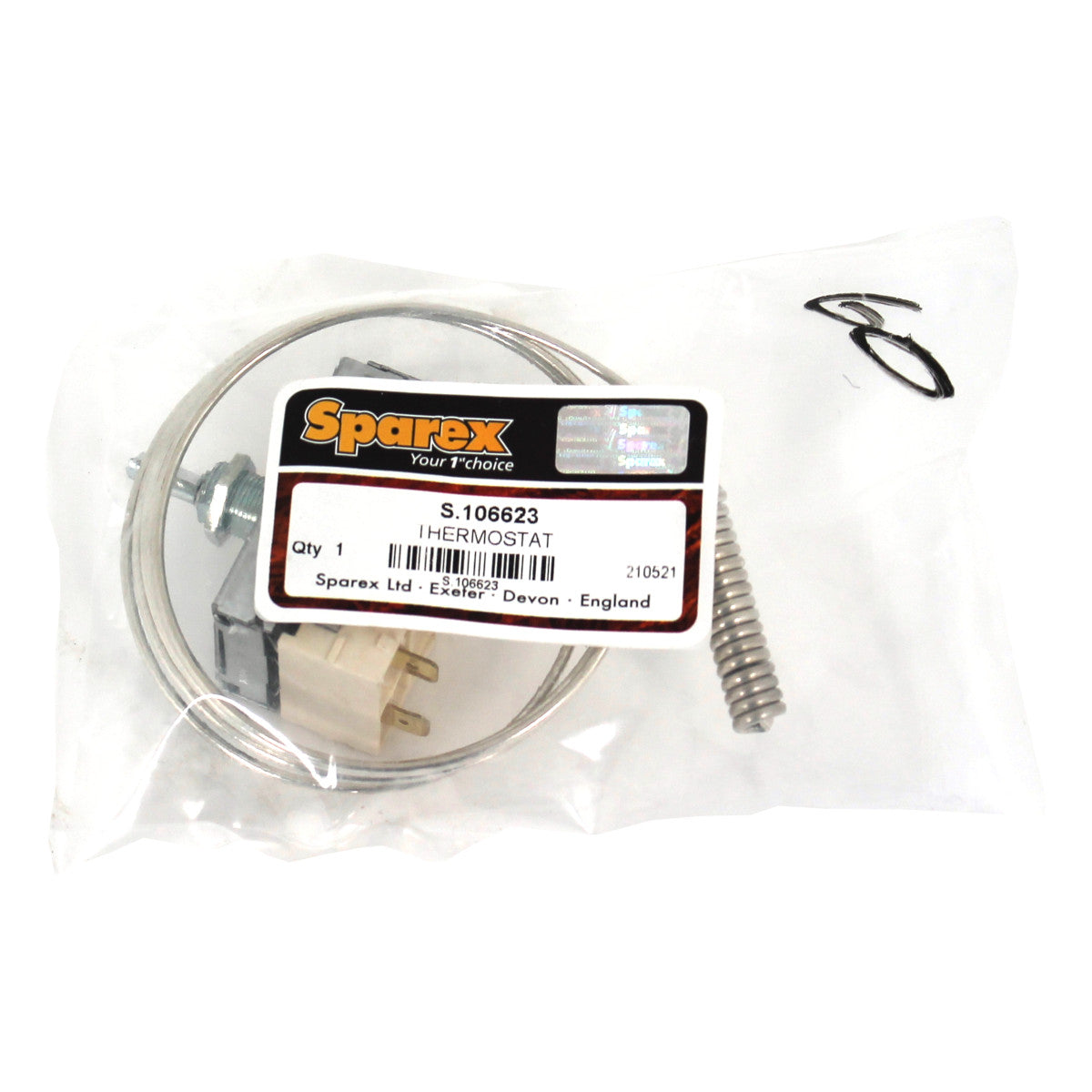 Sparex S.106623 Thermostat Temperaturregler mit Kapillar - Rohr