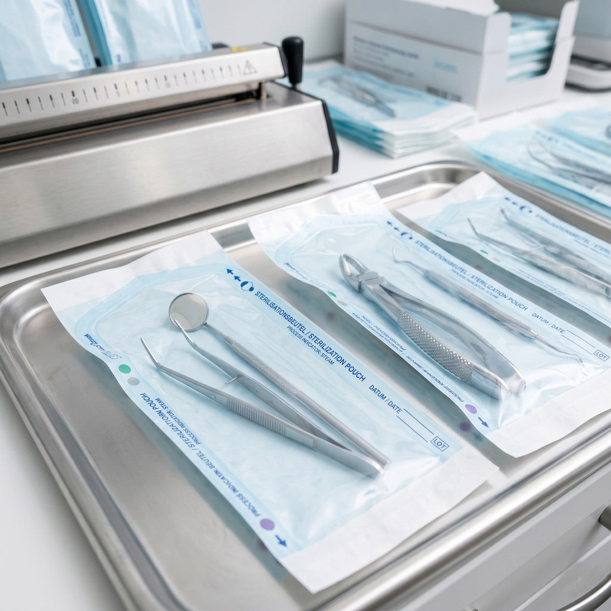 Stericlin®-Klarsichtbeutel 15 × 30 cm 1000 Stück Sterilisationsbeutel